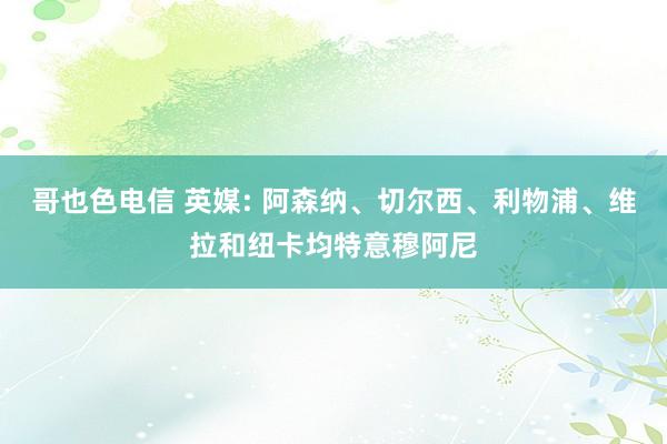 哥也色电信 英媒: 阿森纳、切尔西、利物浦、维拉和纽卡均特意穆阿尼
