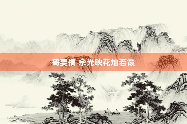 哥要搞 余光映花灿若霞